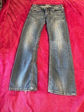 Rock & Roll Cowgirl Women's Medium Blue Bootcut Jeans